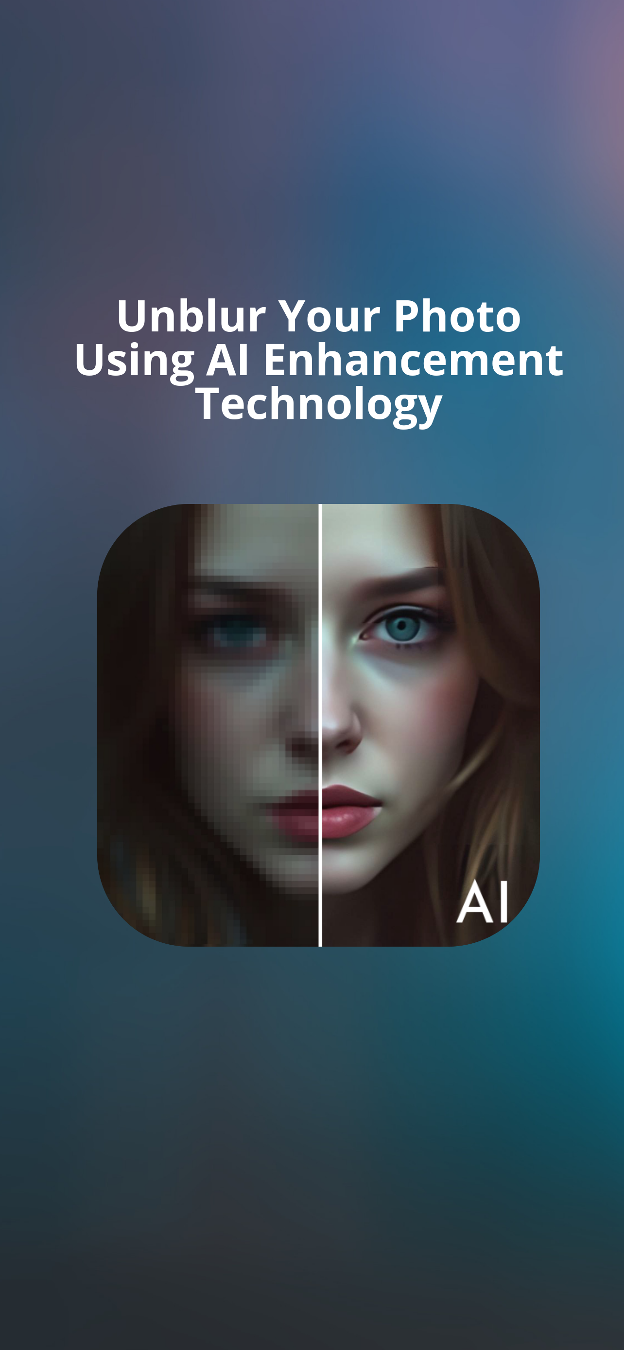 Blur removal feature